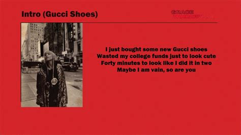 tiktok gucci shoes song|Gucci shoes song lyrics.